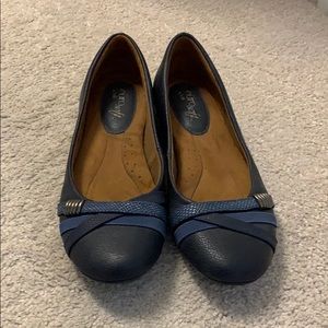 Navy Blue Flats